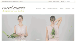 Desktop Screenshot of coralmarie.com